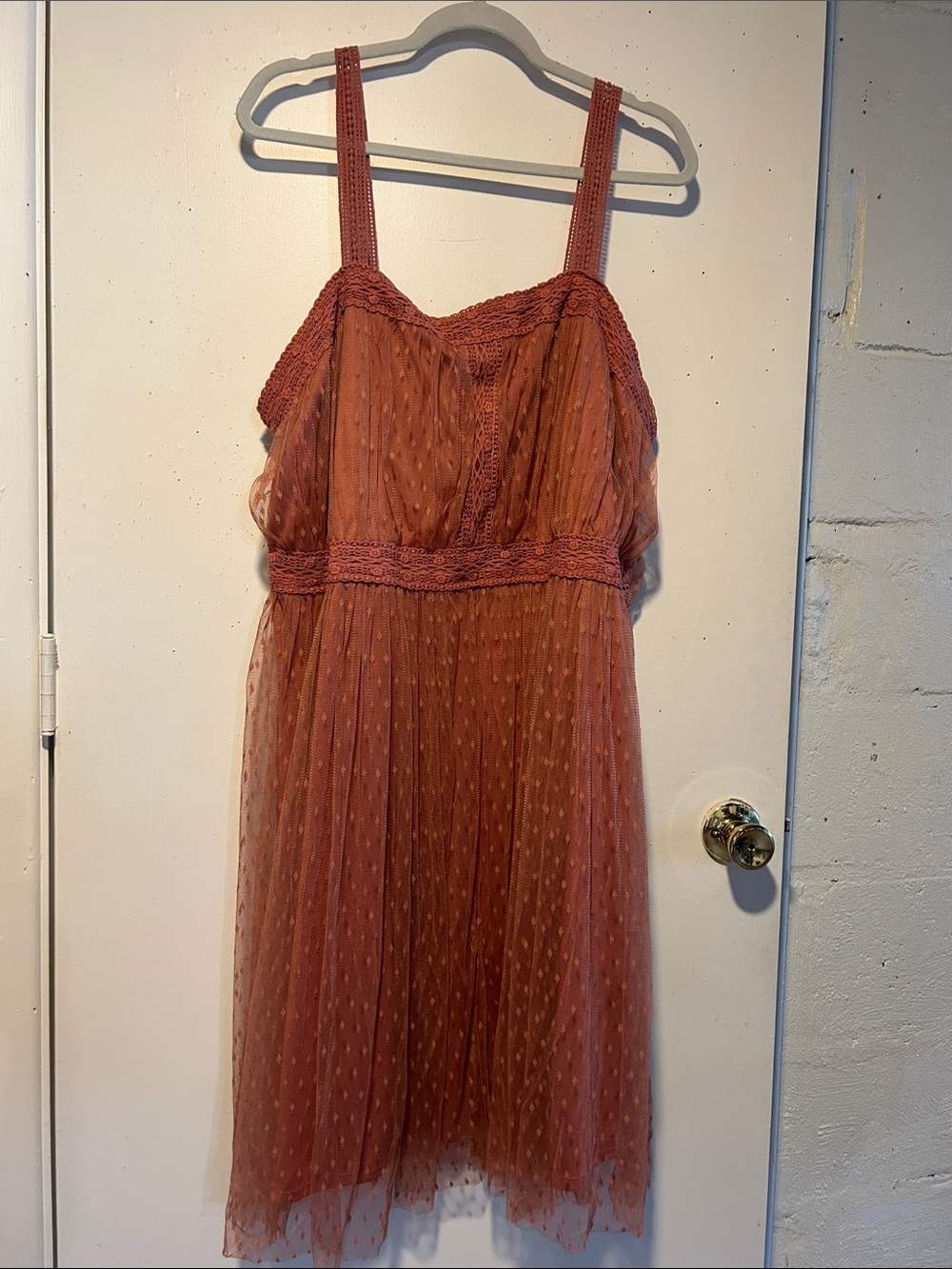 Pink netting dress